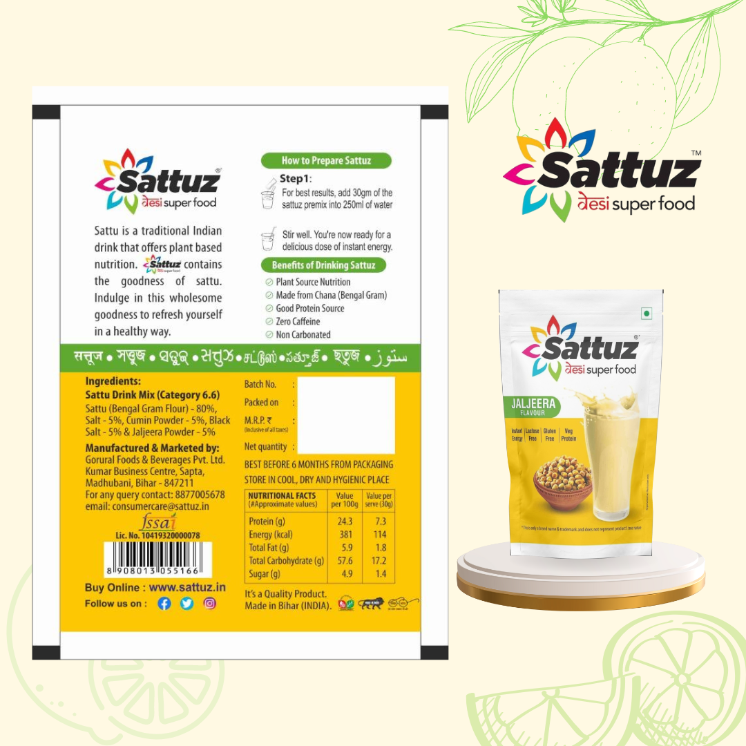 Sattuz Jaljeera Flavour (500gm X 2) - Sattuz