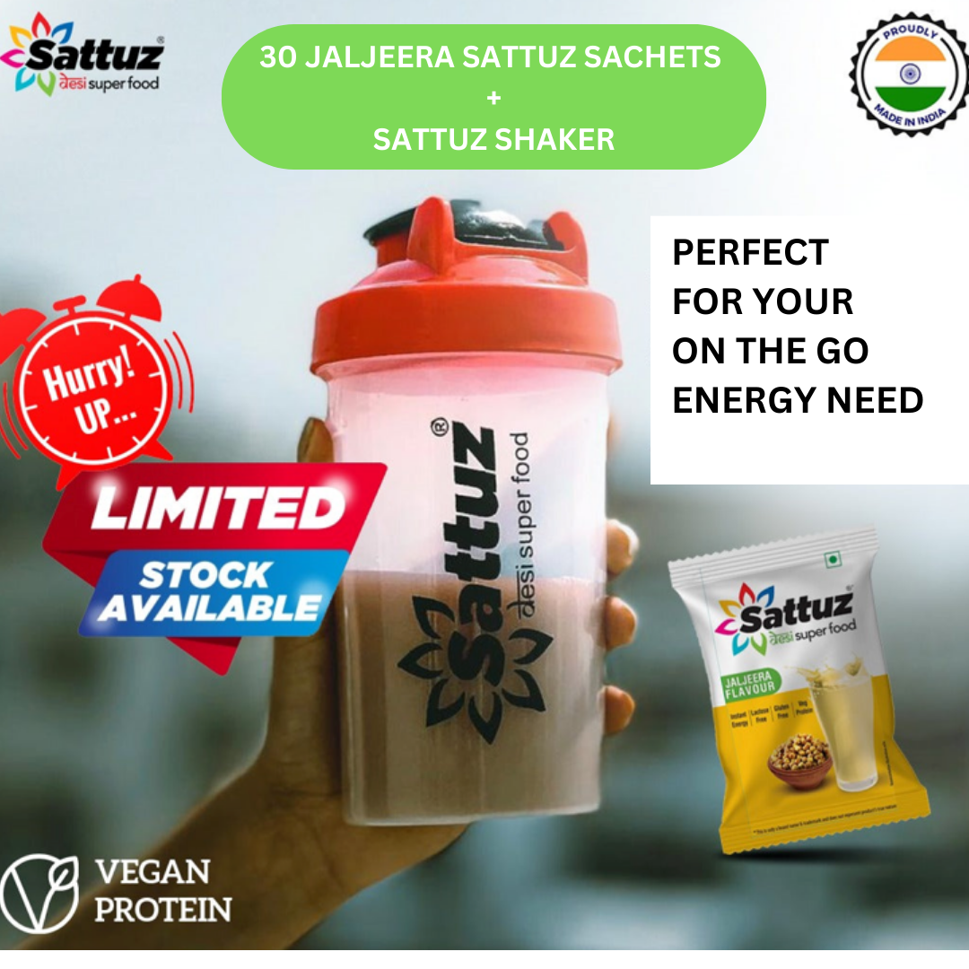 Sattuz Shaker with Monthly Pack (Jaljeera Flavour)
