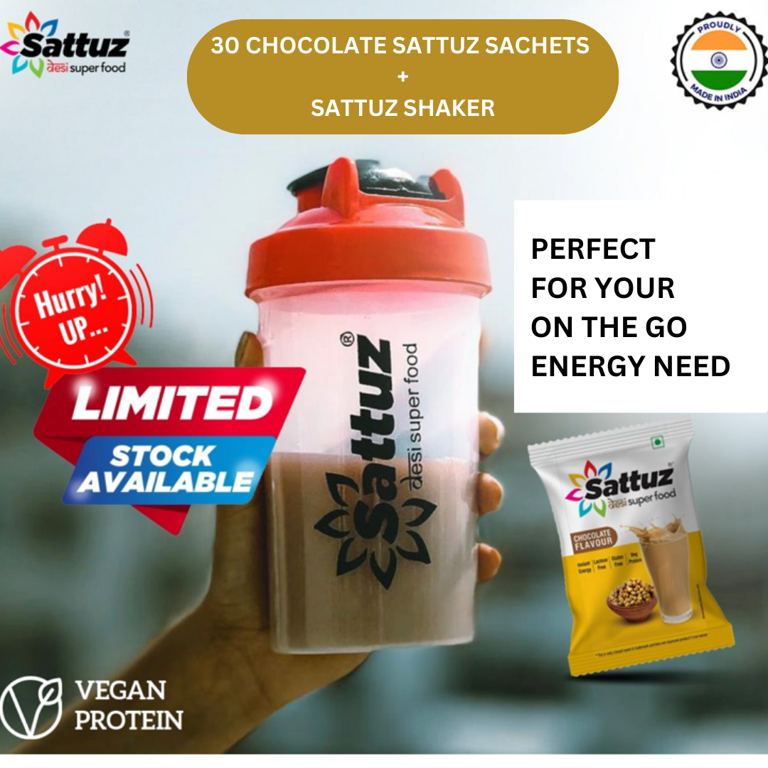 Sattuz Shaker with Monthly Pack (Chocolate Flavour)
